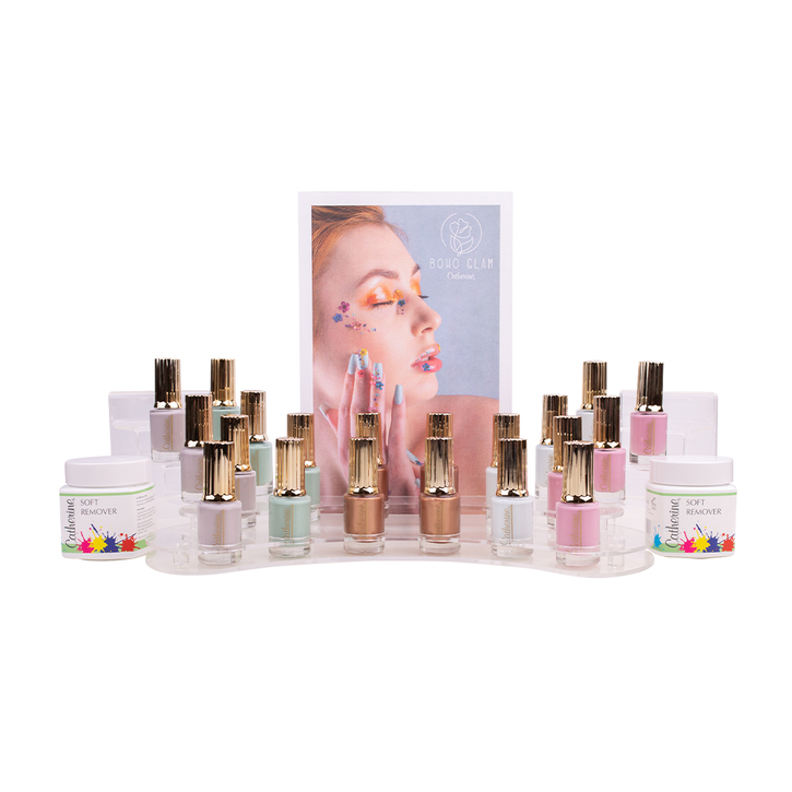 Prodejní stojan klasických laku<br>Boho Glam Prodejní stojan klasických laku<br>Boho Glam