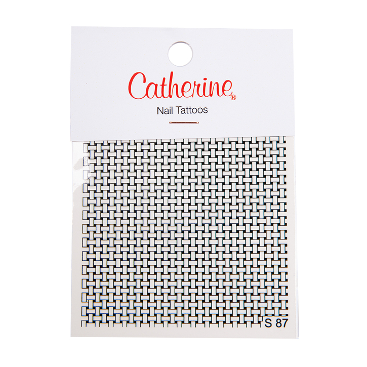 nail tattoo<br>braided black nail tattoo<br>braided black