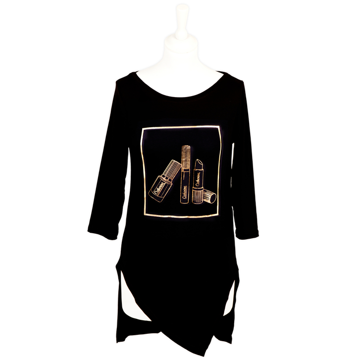 Tricko s potiskem<br>Golden Glitter Tricko s potiskem<br>Golden Glitter