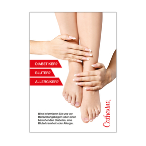 Reklamní cedule<br>Informace o péci o nohy