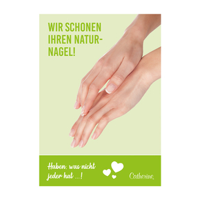Reklamní plakát<br>Natural Nail