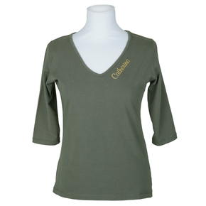 Tricko s výstrihem do V